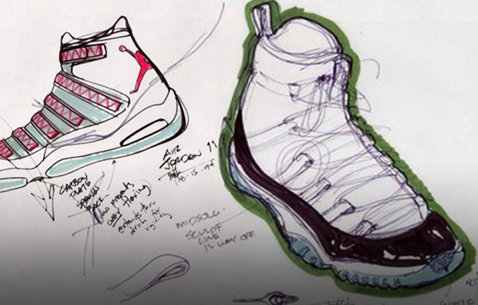 nike 旗下经典球鞋手稿大曝光!