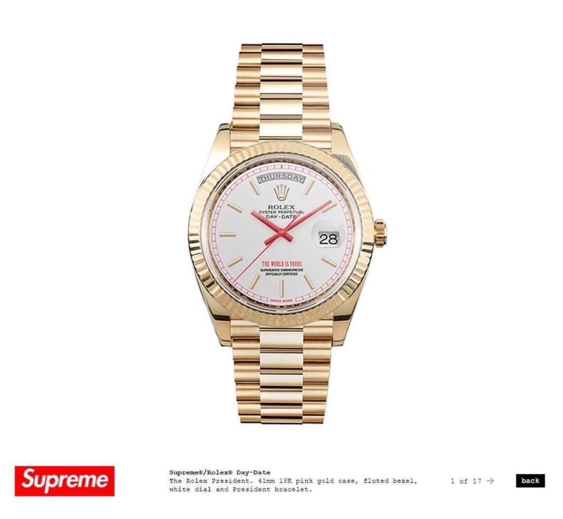 rolex supreme edition