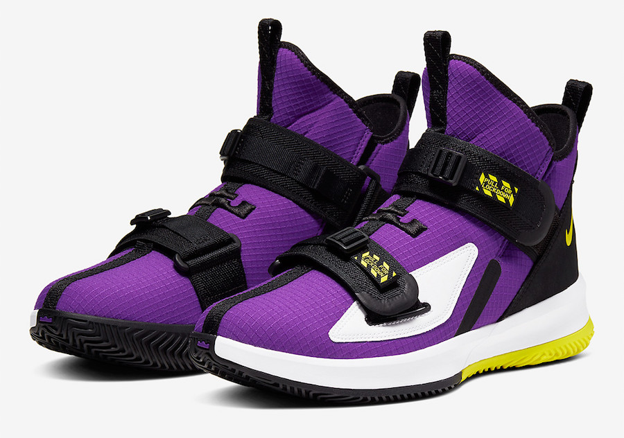 lebron soldier 13 全新湖人配色下周登场