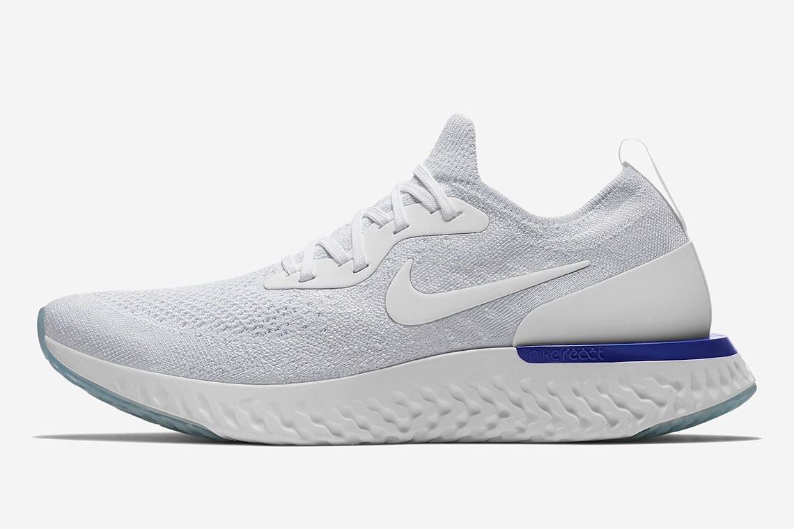 nike epic react flyknit不僅是跑鞋,全新灰藍配色潮味十足